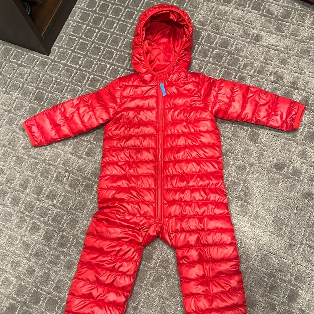 Primary baby snowsuit size 18-24mo in vguc